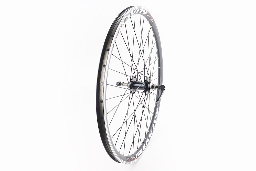 Колесо 26" заднє V/Disk-brake, обід та втулка 14Gx36H алюмінієві, пром-підшипники 6200 2RS, під вільнобіг, кріпл. ексцентрик, "GRAVITY" Бершадь - фото 2
