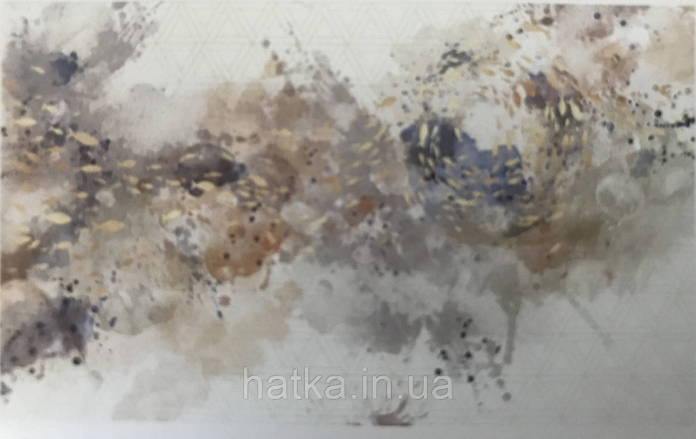 Фотообои  водостойкие Fish splash абстракция море волна рыбки коричневые синие Киев - изображение 1