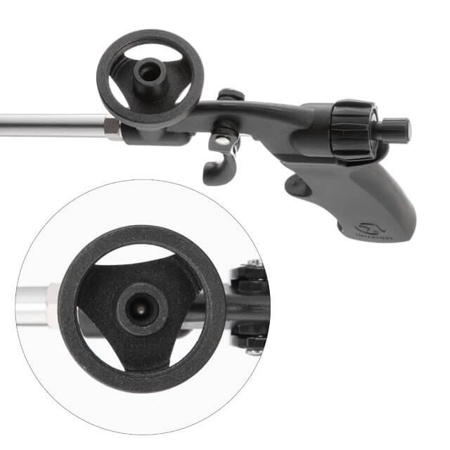 Пістолет для монтажної піни, з тефлоновим покриттям голки, трубки і тримача балона, 4 насадки INTERTOOL PT-0605 Київ - фото 4