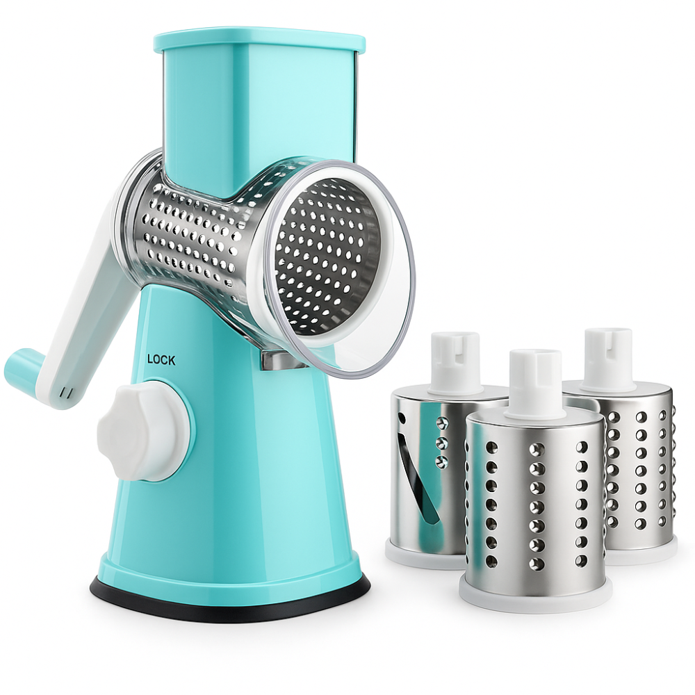 Овочерізка для страв голубая, Овочерізка для продуктів, Мультислайсер кітчен майстер EU-37 Львів - фото 18