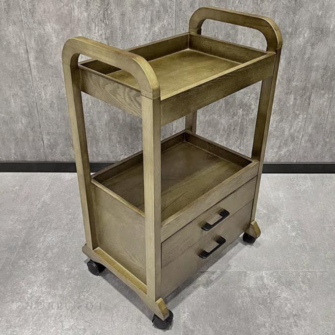 Етажерка для ванної на коліщатах "Лінтеро" палісандр Миколаїв - фото 1