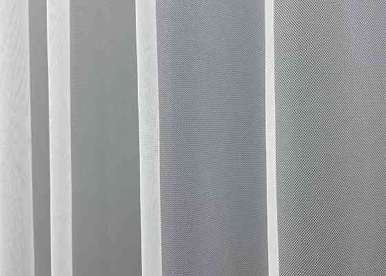 Тюль VR-Textil 1799т Грек-сетка с вышивкой и люрексом цвет Белый 300х270 см (40-655) Киев