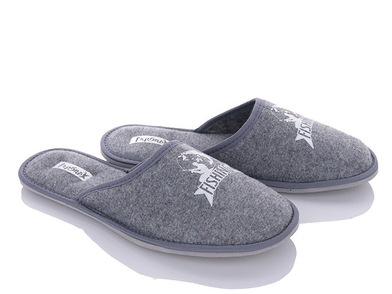Тапочки мужские серые Рыбак Одесса - изображение 2