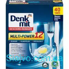 Таблетки для посудомоечных машин Denkmit, 40 шт. (Германия) Denkmit Spülmaschinentabs Multi-Power 12 Львов - изображение 1