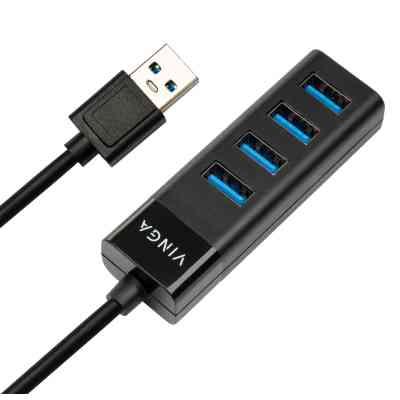 Концентратор Vinga USB3.0 to 4*USB3.0 HUB (VHA3A4) Вінниця