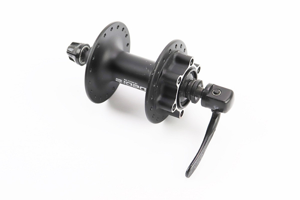 Втулка передня MTB алюмінієва 14Gx36H, Disk-brake, кріпл. ексцентрик, чорна DEORE НВ-M525A Київ - фото 2