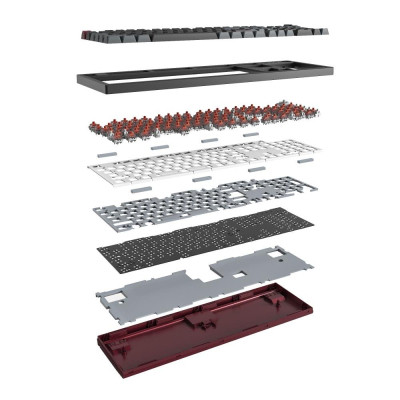 Клавиатура MONTECH MK105DR Full size DR USB UA Black (MK105DR) Винница - изображение 7