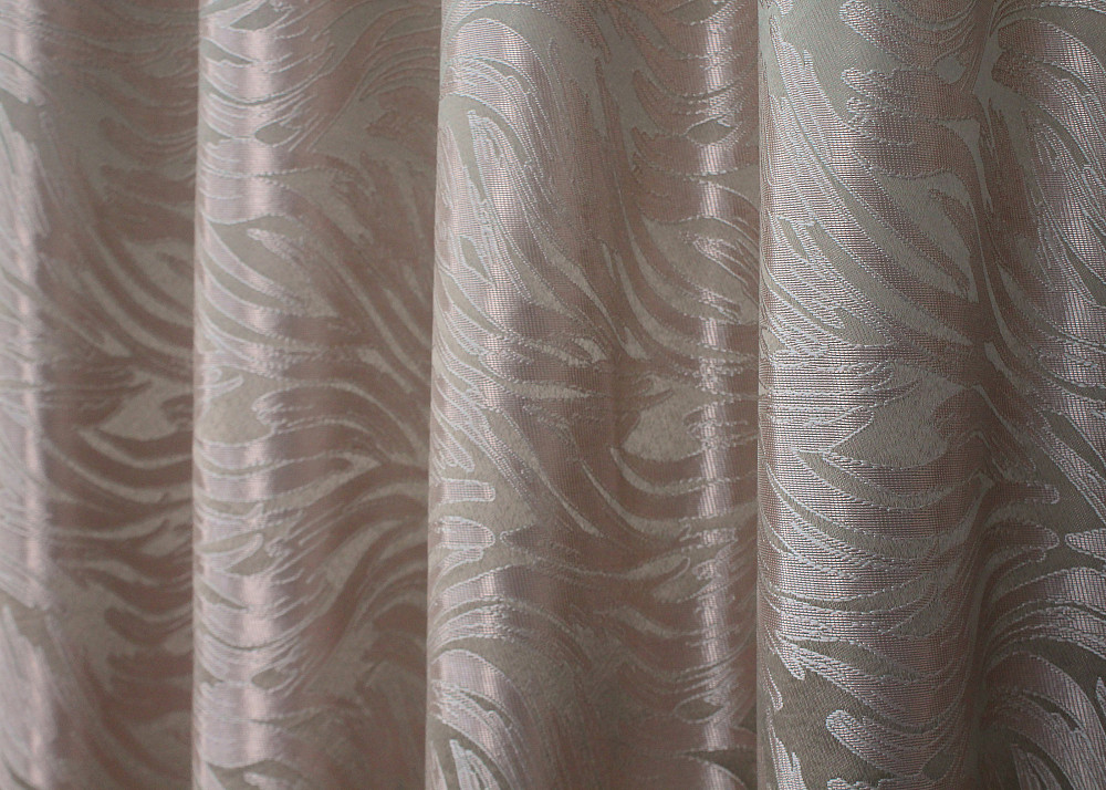 Комплект готових штор VR-Textil Жакард Magic № 1606ш Пудровий 145х270 см 2 шт (33-0469) Киев - изображение 7