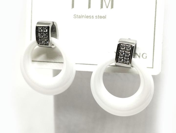 Сережки модні з медичної сталі Київ - фото 1