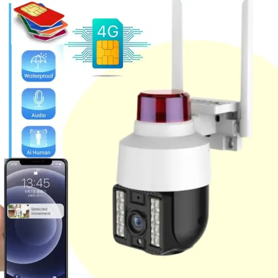 Беспроводная уличная камера WiFi PTZ Verto VRT-C262 FHD 4mp поворотная с сигнализацией Коломия