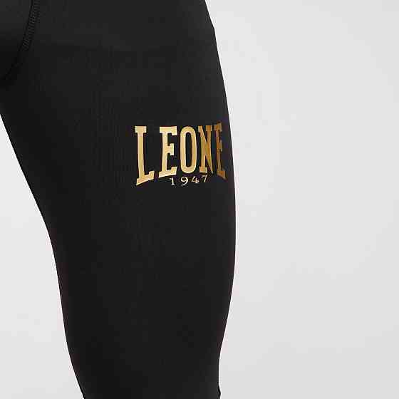 Штани компресійні Leone Black/Gold S Кам'янське