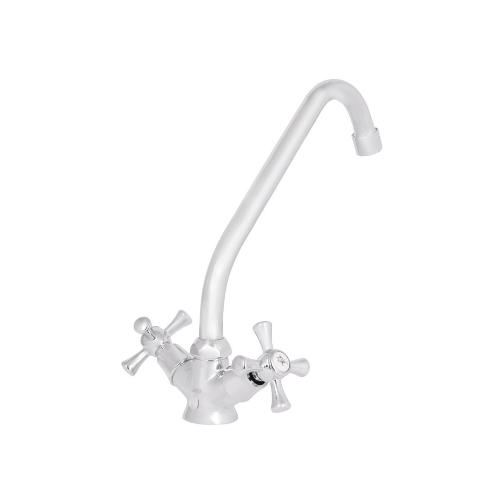 Смеситель для кухни Lidz Lamb 271F двухвентильный LDLAM271FCRM21889 Chrome Киев - изображение 6