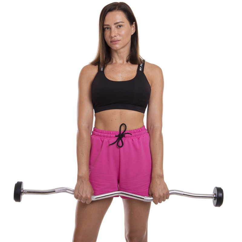 Штанга фіксована вигнута прогумована Zelart 2687-5 довжина 95 см 5 кг Київ - фото 6