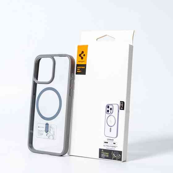 Чехол Spigen Magnetic для iPhone 13, серый Киев