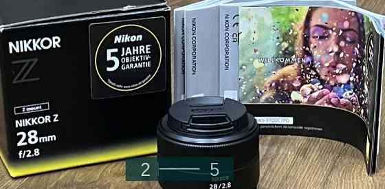 Об'єктив Nikon Nikkor Z 28 mm F2.8 Київ