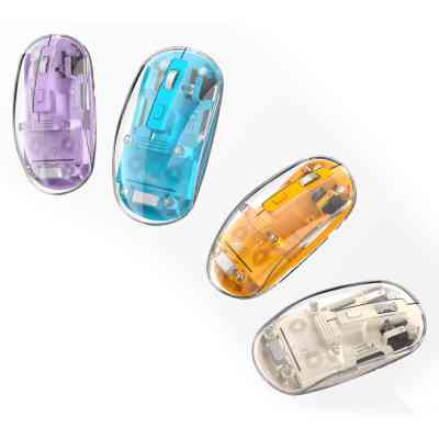 Мышка XO M12 Wireless Transparent/Yellow (M12 Yellow) Винница