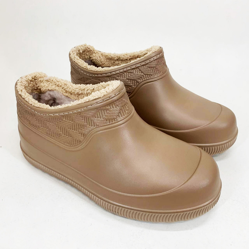 Вовняні валянки жіночі, Жіночі калоші на хутрі, Калоші зимові піна на хутрі TX-21 Львів - фото 3