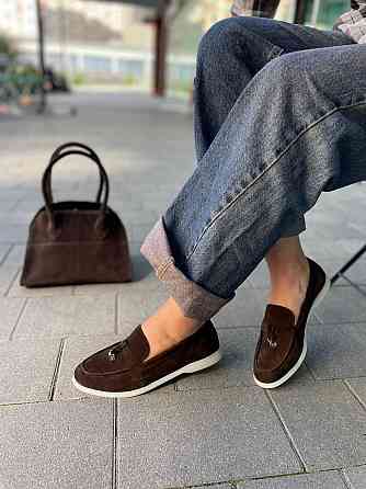 Mermaid Лофери жіночі Mermaid Б-1 шоколадні/біл.под (весна-осінь, замша натуральна) (6006) 40 Коломия