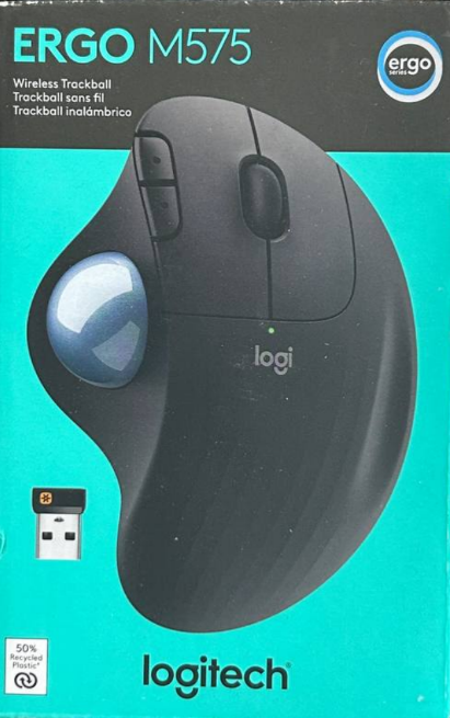 Миша комп'ютерна  Logitech Ergo M575 Bluetooth Graphite  чорного кольору MasterSem Київ - фото 4