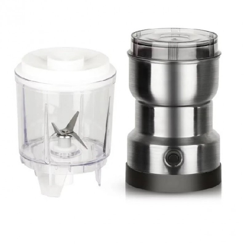 Кавомолка з блендером 2в1 Domotec/RAF R-7126 300Вт кавомолка 95 грам, чаша блендера 350 мл Одеса - фото 4