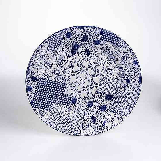 Столовий сервіз на 6 персон 18 предметів порцеляновий HP-HK-A5 Синій Коломия