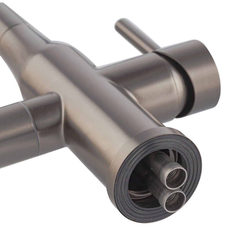 Смеситель для кухни Koer KI-72024-07 с выходом для питьевой воды (нерж. сталь) (KR5013) Киев - изображение 6