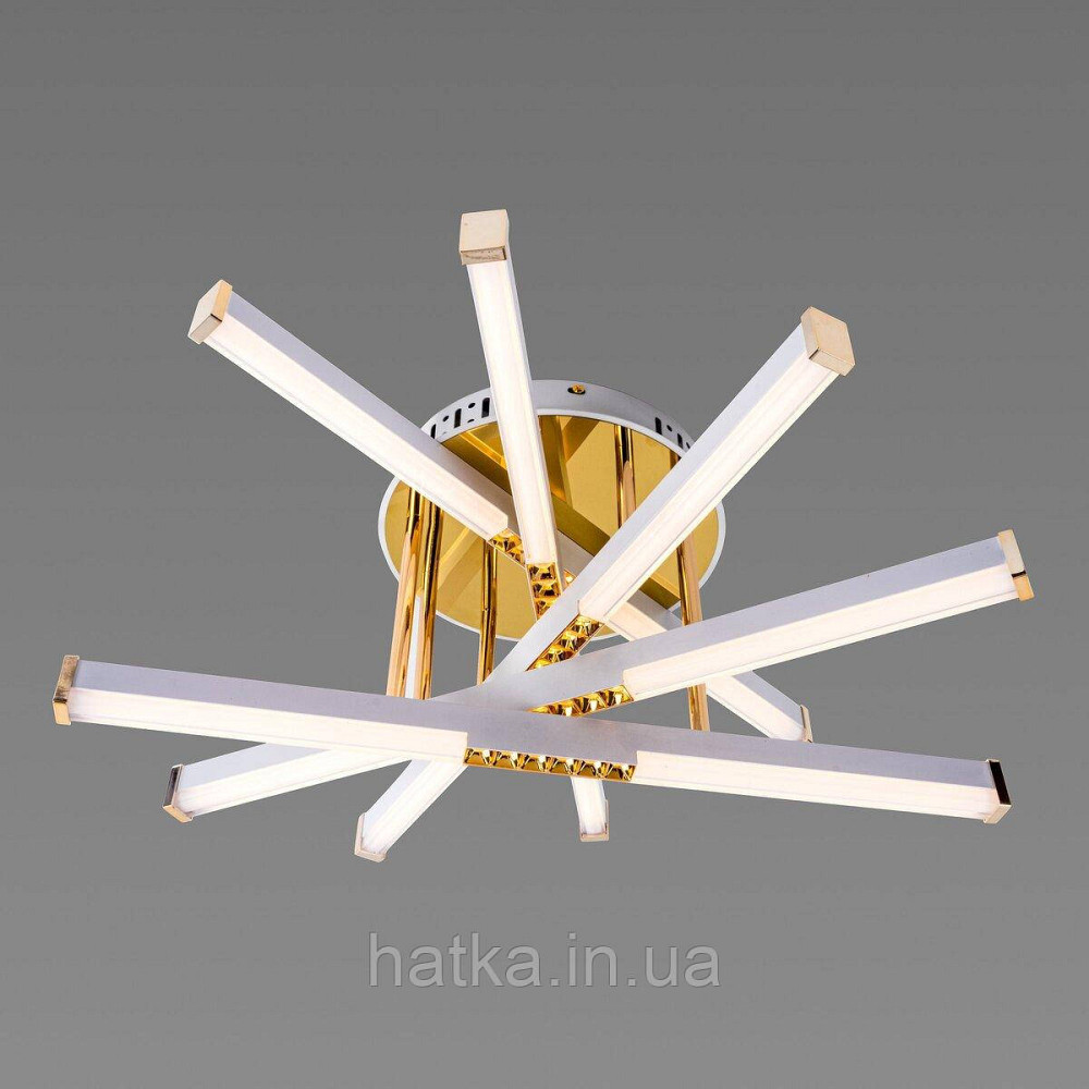 Люстра світлодіодна акрилова Sirius B YH839/5 WT+GD 65W Київ - фото 4