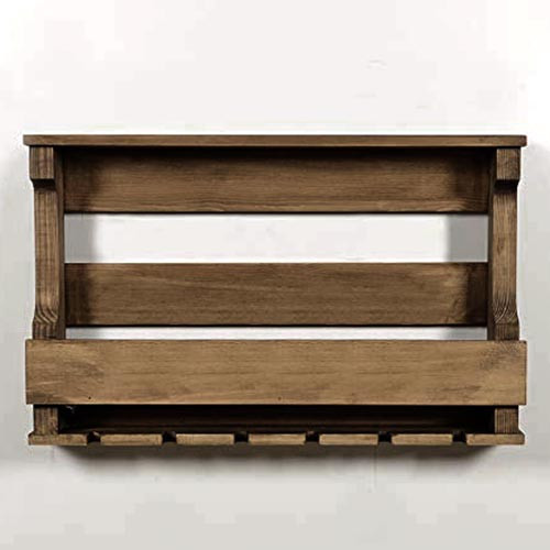 Настенная винная полка 