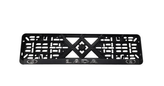 Рамка під номер пластик LADA (Racing рельєфна) Винница