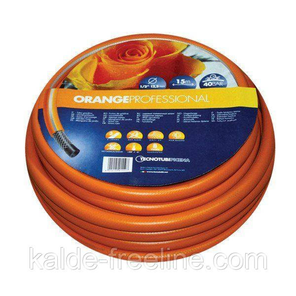 Шланг садовий Tecnotubi Orange Professional для поливу діаметр 1/2 дюйма, довжина 50 м (OR 1/2 50) Харьков - изображение 1