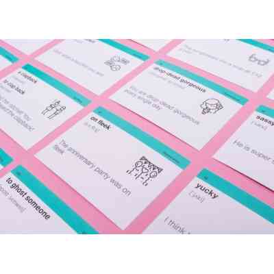 Обучающий набор English Student Карточки для изучения английского языка Slang, украинский (591225953) Винница