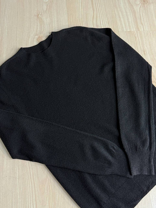 Светр жіночий A-N 2403 водолазка гольф базовий з круглим горлом, чорний, one size Київ - фото 4