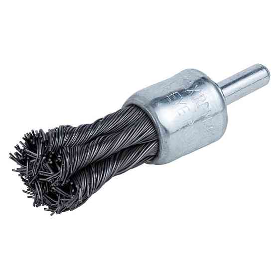 Щітка дротяна чашоподібна Ø17мм хвостовик Ø6мм (стала кручена) SIGMA (9028011) Рівне