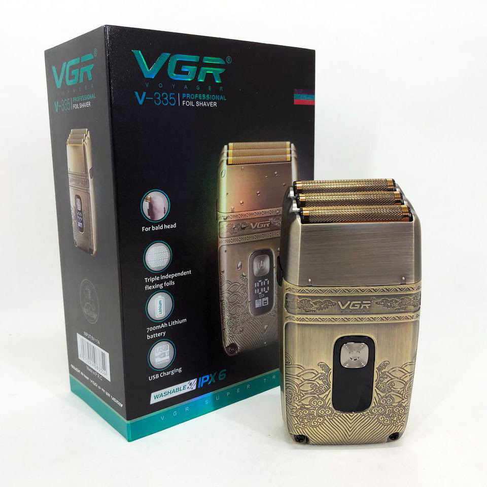 Електрична бритва джемей акумуляторна VGR, Професійна чоловіча електробритва, Бритви акумуляторні LZ-78 Львів - фото 5