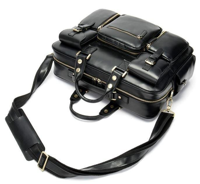 Сумка чоловіча Чорна (Vintage) Київ - фото 12