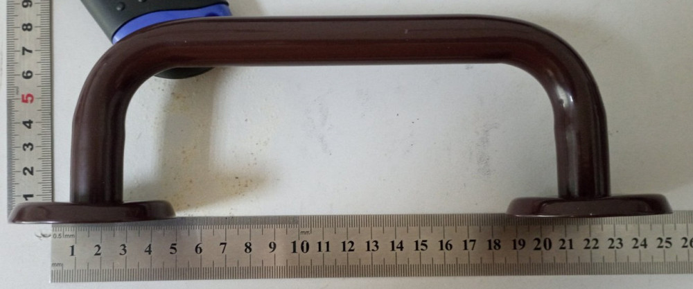 Ручка для воріт / дверей довжиною 200мм діаметром трубки 18мм, біла Київ - фото 2