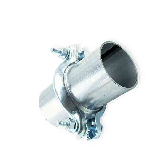 Хомут глушника (d-60 мм) ГАЗ 2410 Волга з патрубком Мукачево