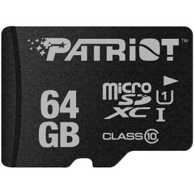 Карта памяти Patriot 64GB microSD class10 UHS-I (PSF64GMDC10) Винница - изображение 1