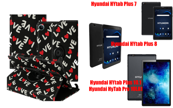 Чехол Spinner360 для планшета Hyundai HYtab Plus 7, Plus 8, Plus 10.1, Pro 10, цвет Art-Premium Киев