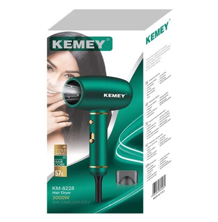 Дорожный фен Kemei Km-8228 с ионизацией Винница