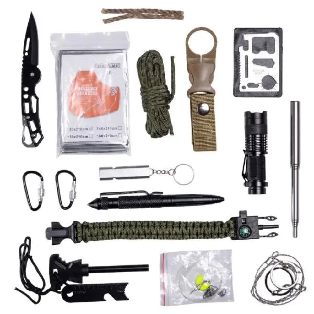 Lugi Туристичний набір для виживання в пластиковому чохлі 18х11х5 см похідний набір інструменті Киев - изображение 4