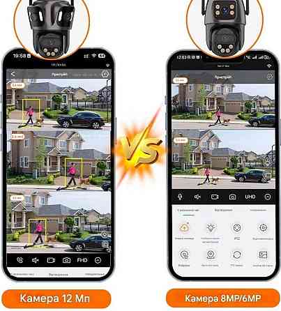Супер камера видеонаблюдения 3в1 BESDER XM85 WIFI 12 Мп ICSEE уличная. Харьков
