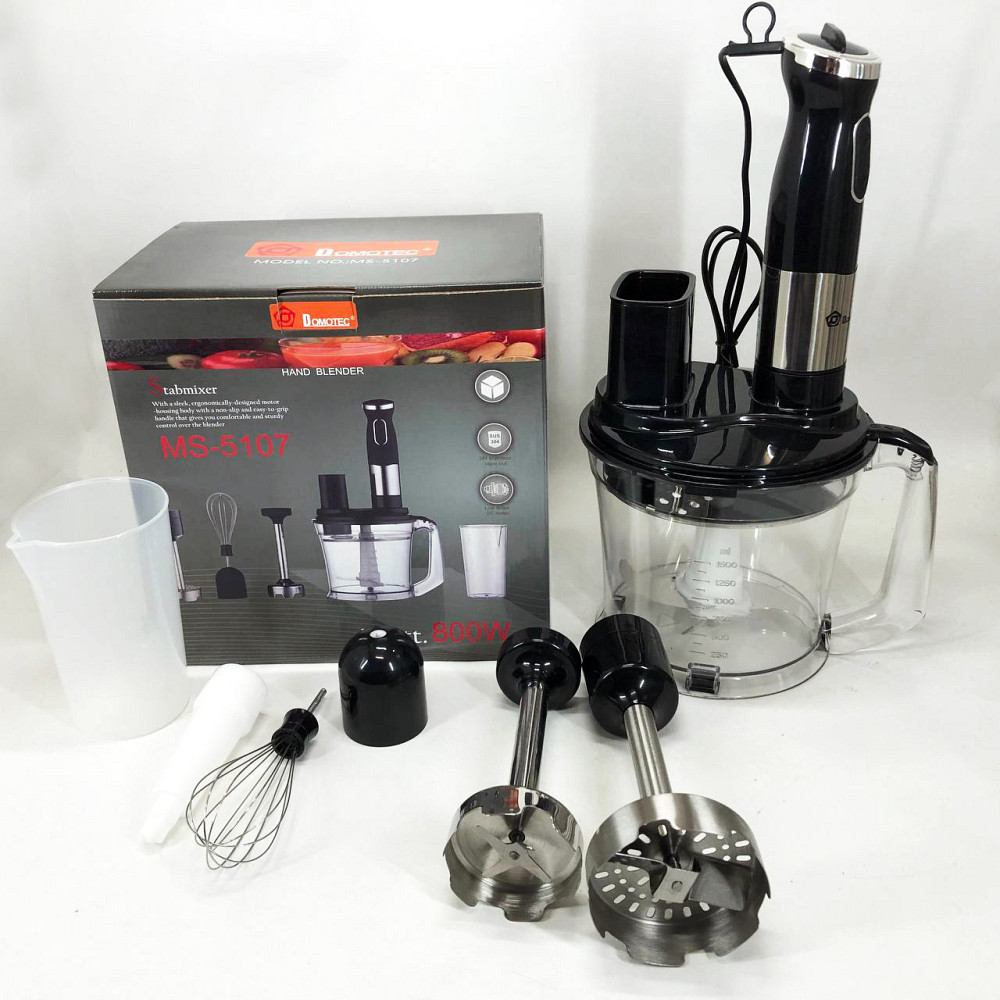 Блендер для збивання крему і соусів, Блендер для кухні з мірним стаканом переносний ZQ-84 Львів - фото 12