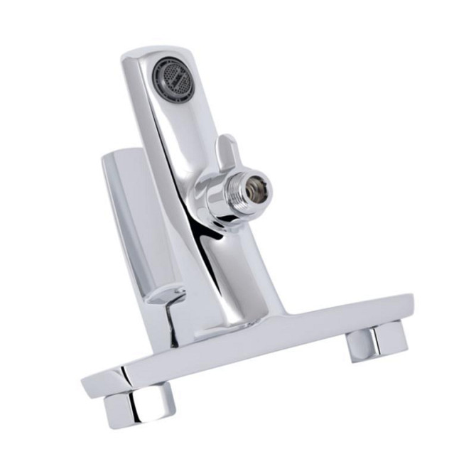 Змішувач для ванни з душовим гарнітуром Qtap Tern QTTER259CRM47586 Chrome Харків - фото 4