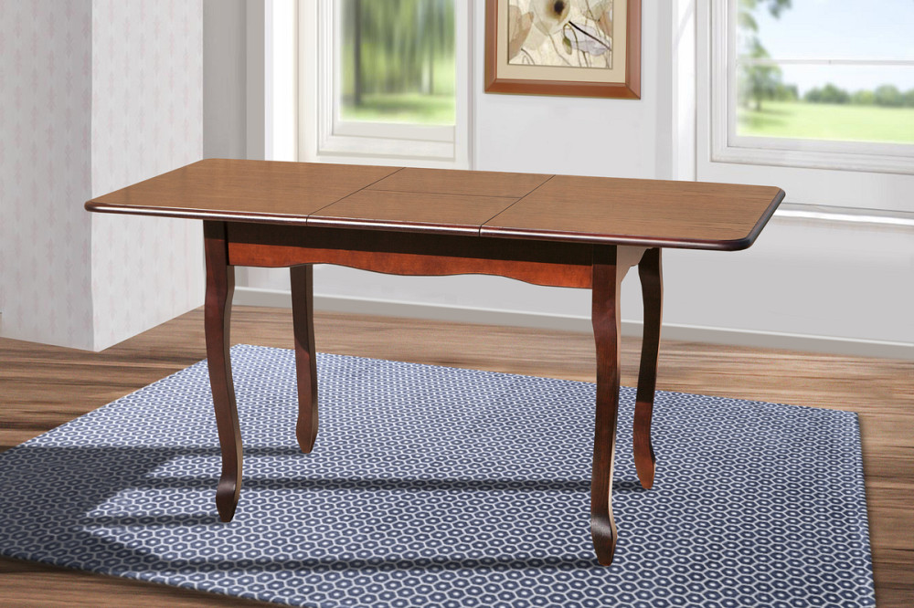 Стіл обідній Лідер (110+40)/70, темн.горіх Київ - фото 1