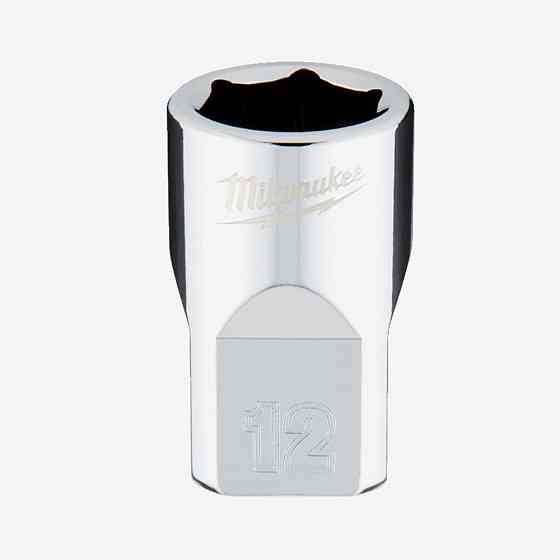Головка хромированная метрическая 3/8'' MILWAUKEE, 12мм Одесса