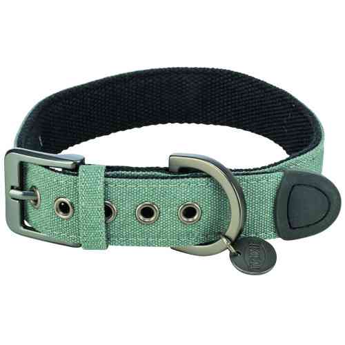 Нашийник Trixie CityStyle для собак екстраширокий бавовна S–M 30–37 см 25 мм світло-зелений Київ