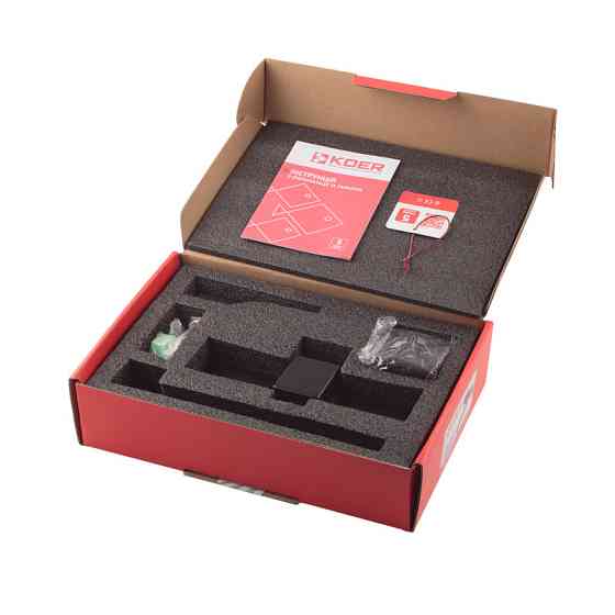 Настінний кухонний змішувач Koer KB-73010-05 чорний (KR3491) Харків