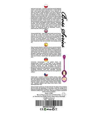 Вагинальные шарики 32mm 80g Purple 10 function USB Boss Series Sex Aura Киев