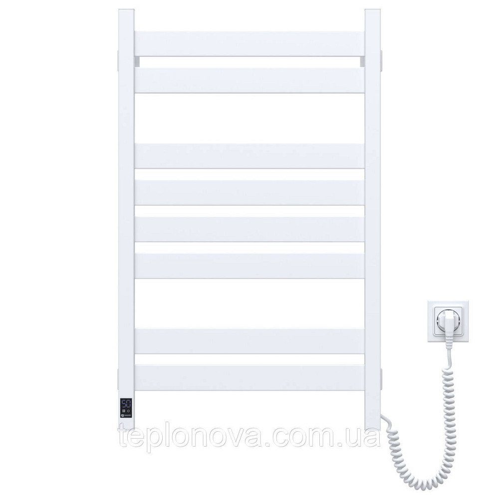 Полотенцесушитель Largo 500х800 Sensor правый с таймером, белый бархат Черновцы - изображение 2